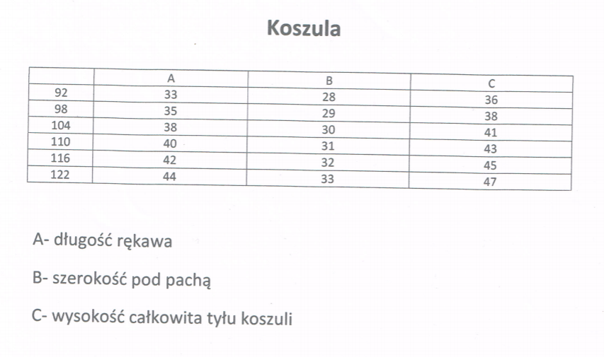 Koszula granatowa w ślimaczki